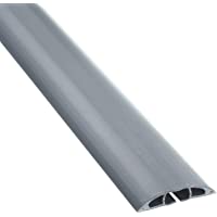 D-Line CC-2 | Protector de Cables para Suelo para el tránsito Ligero de Personas- 1-8m-Color Gris